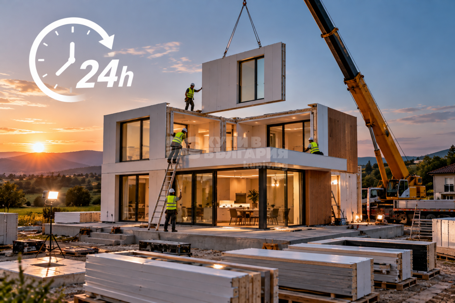 Neues Haus nur für 24 Stunden