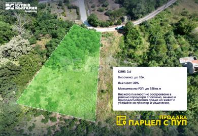 Панорамен парцел с ПУП в м-т Горна Трака, Варна – подходящ за две къщи