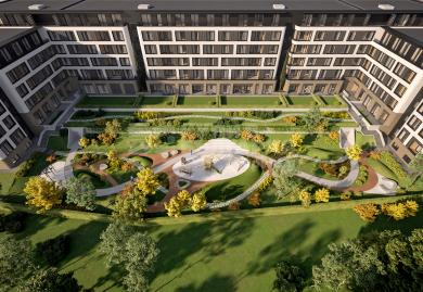 Vier-Zimmer-Wohnung mit geräumiger Terrasse im Stadtteil Manastirski Livadi-Ost