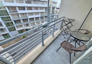 Komplett möbliertes Studio nahe dem Meer in Sonnenstrand mit Pool