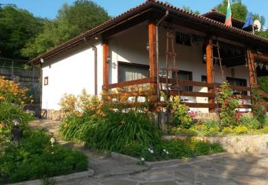 Schmuckes Gästehaus mit Außenpool im Dorf Dolina, Region Dobritsch