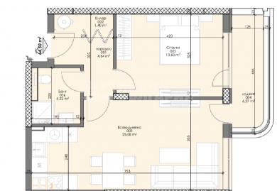 Panorama-Einzimmerwohnung mit Garage in Premium-Anlage