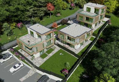 Мини комплекс от три къщи с морска панорама в м-т Сълзица, Варна