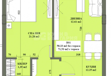 Бутиков партерен апартамент в затворен комплекс в Манастирски ливади
