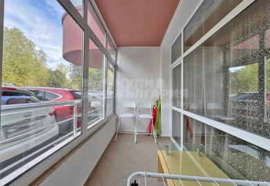 Möblierte 3-Zimmer-Wohnung im EG mit Loggia nahe Strand in Sonnenstrand 