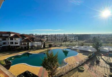 Cozy 1-Bedroom Apartment Near Sunny Beach with Pool & Nature Views