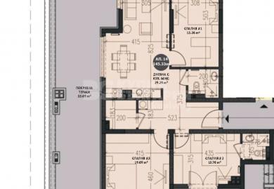 Vier-Zimmer-Wohnung mit geräumiger Terrasse