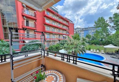 Ready-to-Move 2-Room Apartment with Pool in Sunny Beach