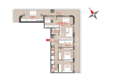 Geräumige Vierzimmerwohnung im Stadtteil Manastirski Livadi, Sofia