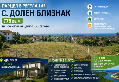Урегулиран поземлен имот в село Близнаци