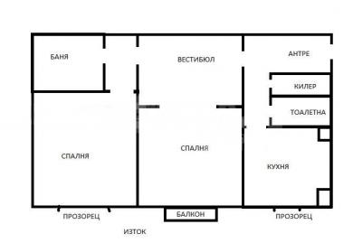 3-Zimmer-Wohnung mit Ausbaupotenzial – Top-Lage in Lyulin-Zentrum, Sofia