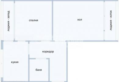 Zwei-Zimmer-Wohnung im Bezirk Buxton, Sofia