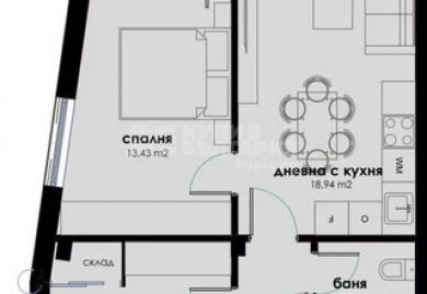 Drei-Zimmer-Wohnung in exzellenter Lage in Nadezhda 4, Sofia