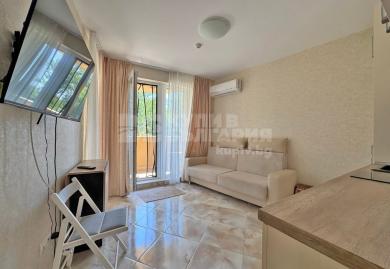 Fully furnished 2-room apartment by the park & near the sea in Sunny Beach