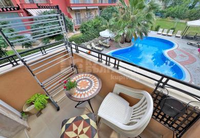 Ready-to-Move 2-Room Apartment with Pool in Sunny Beach