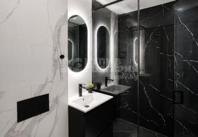 Luxuriöse Drei-Zimmer-Wohnung mit Designermöbeln im Stadtteil Iztok, Sofia