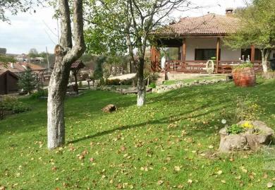 Schmuckes Gästehaus mit Außenpool im Dorf Dolina, Region Dobritsch